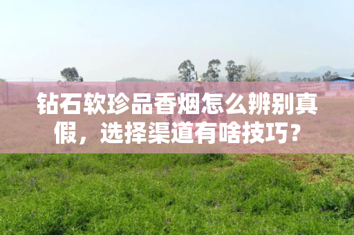 钻石软珍品香烟怎么辨别真假，选择渠道有啥技巧？